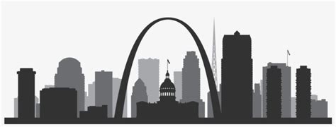 Archwaycoatings Footerimage-1 - St Louis Skyline Silhouette - 1134x384 PNG Download - PNGkit