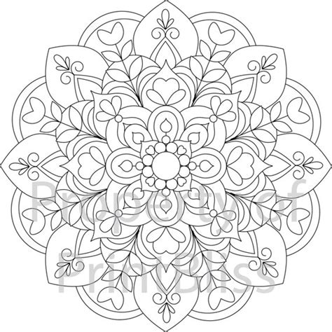 Mandala Template Printable