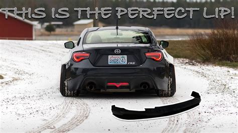 The Perfect Scion FRS Front Lip - YouTube