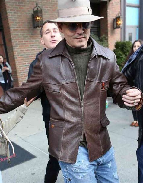 Johnny Depp Charles Mortdecai Leather Jacket - UJackets