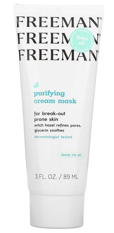 Freeman Purifying Gel Cream Mask ingredients (Explained)