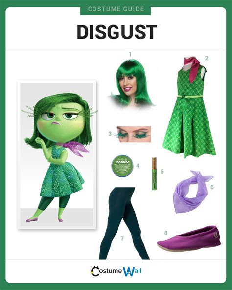 Dress Like Disgust | Inside out halloween costumes, Disney costumes ...