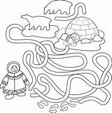 Coloriage Igloo Simple  Télécharger Et imprimer Gratuit Sur sketch template