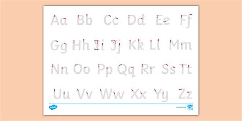 Letter Formation Handwriting Alphabet - Upper Case and Lower Case