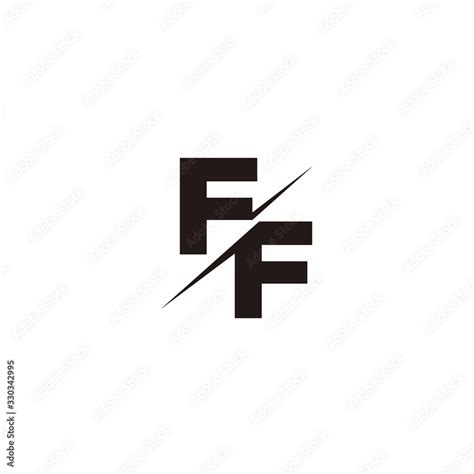 FF Logo Letter Monogram Slash with Modern logo designs template Stock Vector | Adobe Stock