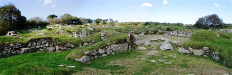 Carn Euny, ancient courtyard village and Fogou, in West Penwith