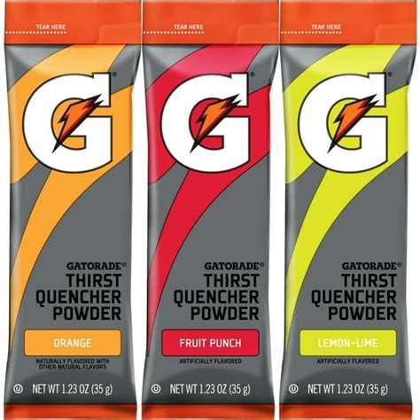 Gatorade Thirst Quencher Powder Sticks, 3 Flavor Variety Pack, (30 Pack ...