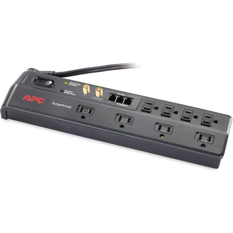 APC P8VT3 SurgeArrest 8-Outlet Surge Protector (Black) P8VT3 B&H