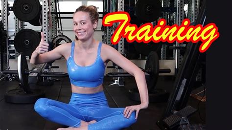 Brie Larson training For Captain Marvel 2 for over two minutes - YouTube