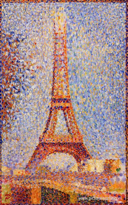 La Tour Eiffel | Georges-Pierre Seurat | 1889 | Georges seurat, Museum ...