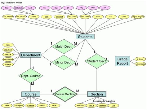 Er Diagram University Database