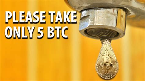 The original Bitcoin faucet: 5 BTC per day!