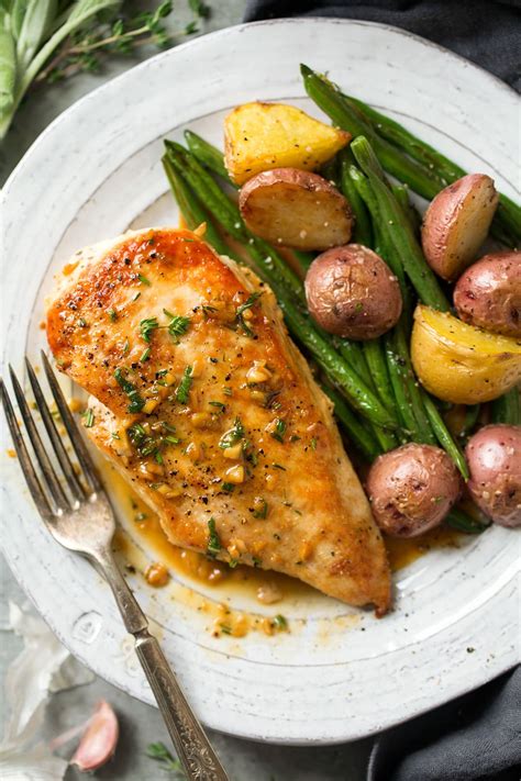 Skillet Chicken with Garlic Herb Butter Sauce - Cooking Classy