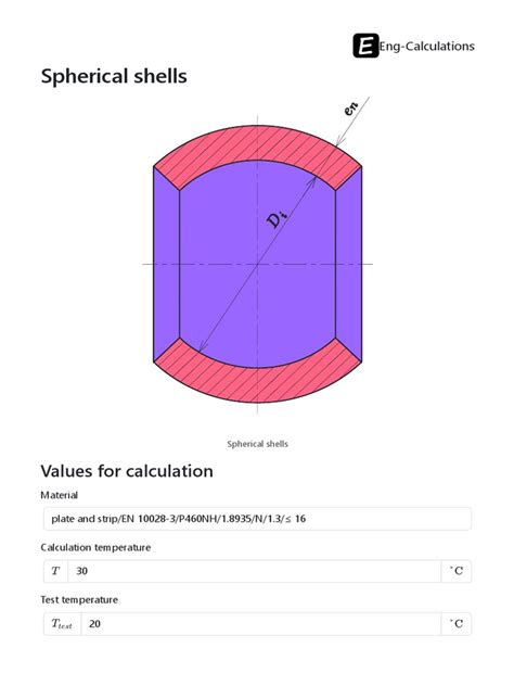 Spherical Shells | PDF | Strength Of Materials | Pascal (Unit)