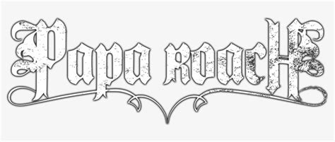 Papa Roach Logo White - 800x310 PNG Download - PNGkit