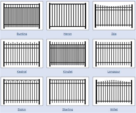 Aluminum Fence Colors