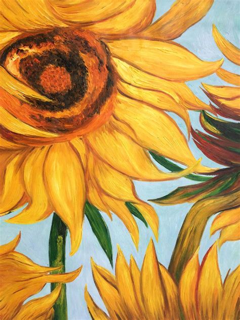 Sunflowers (Detail) - Vincent van Gogh at overstockArt.com | Van gogh ...