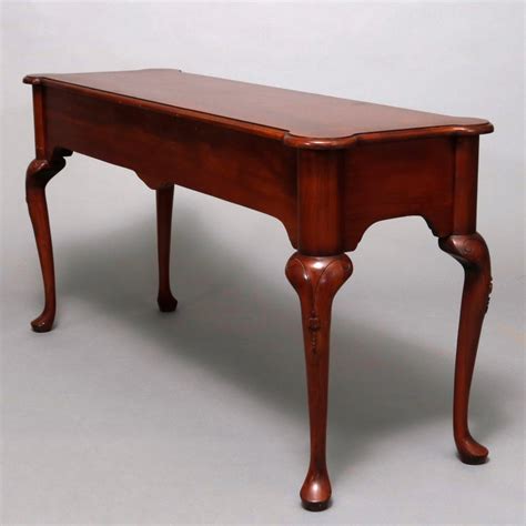 Vintage Queen Anne Style Mahogany Sofa Table by Harden, 20th Century at ...