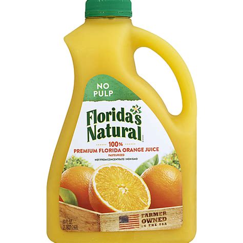 Florida's Natural 100% Premium Florida Orange Juice No Pulp | Orange ...