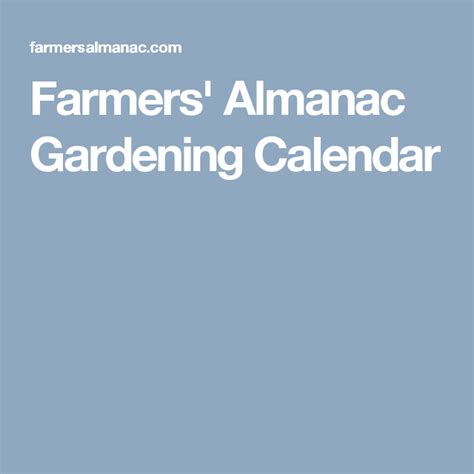 Planting by the Moon | Gardening Calendar | Garden calendar, Farmers almanac, Fruit garden plans