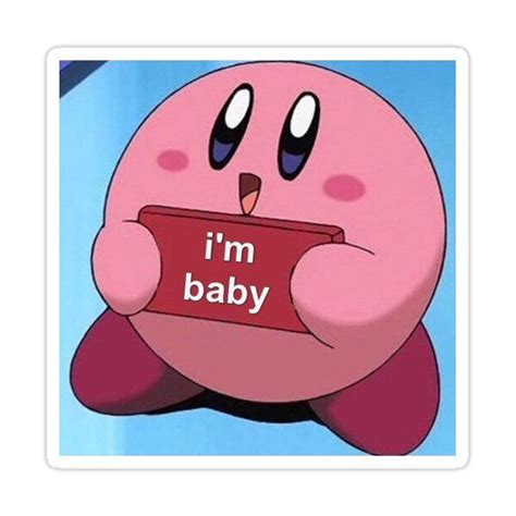 i am baby kirby - girlswhitesliponvans