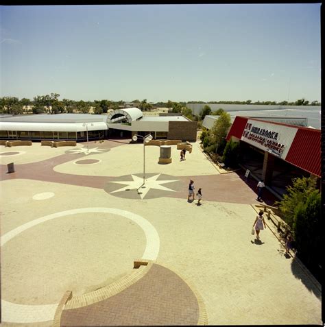 Plaza and small shopping complex on the western side of Mirrabooka ...