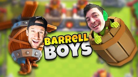 NICKATNYTE and MOLT - ALL BARREL DECK!? - CLASH ROYALE - YouTube