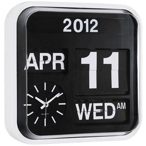 Karlsson Calendar Clock Big Flip » Gadget Flow