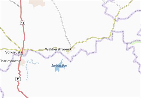 MICHELIN Wakkerstroom map - ViaMichelin