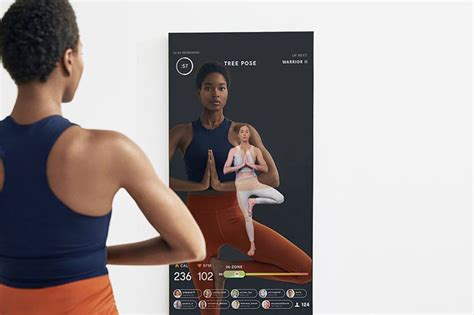 smart fitness mirror streams personal training sessions to your bedroom