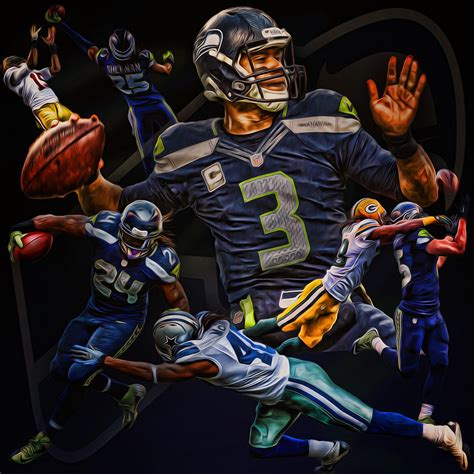 Seattle Seahawks Photograph by Sports Basics - Fine Art America