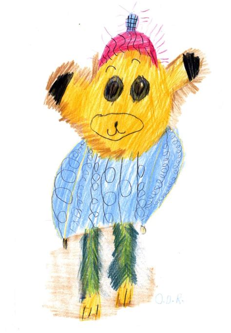 Fluffy Bear Drawing by Osberht Rees | Saatchi Art