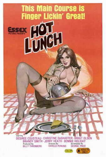 HOT LUNCH Movie POSTER 27x40 Desiree Cousteau Christine De Shaffer ...