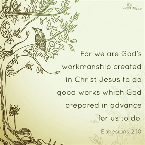 We Are God's Workmanship - Your Daily Verse