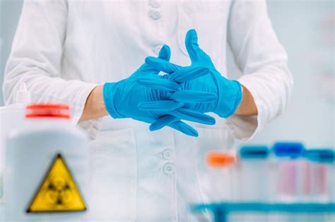 Premium Photo | Laboratory Safety Equipment Protective Gloves