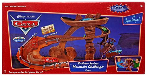 Disney Pixar Cars Playsets Radiator Springs Mountain Challenge 155 Diecast Car Playset Mattel ...