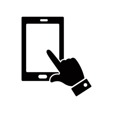 Touch Gestures Vector PNG Images, Gesture Touch Screen Icon Vector Design Template, Screen ...