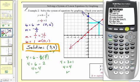 5 1 Solving Systems Of Linear Equations By Graphing Algebra - Tessshebaylo