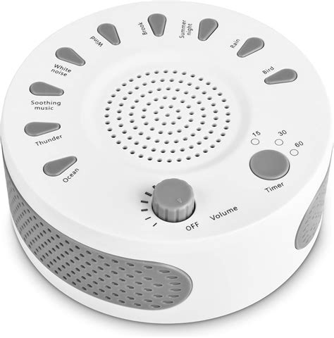 Amazon.com: White Noise Machine, Portable Sleep Sound Therapy Machine ...