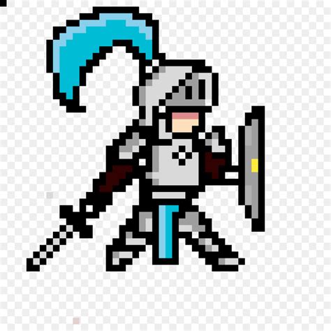 Pixel Art Knight Sprite