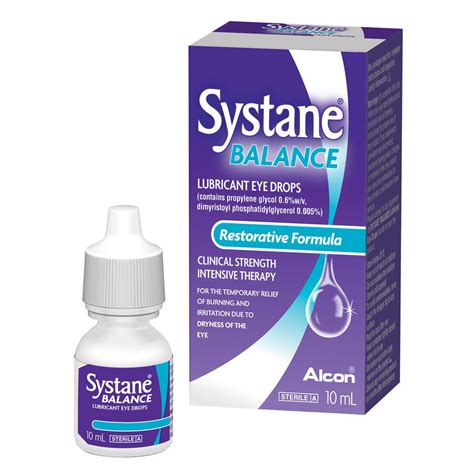 Systane Balance 10Ml Lubricant Eye Drops Restorative Formula - Alcon