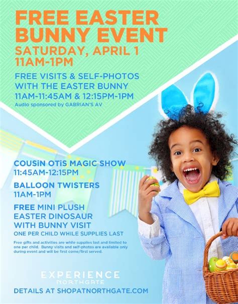 Easter Bunny at Northgate Mall - April 2023 | Marin Convention ...