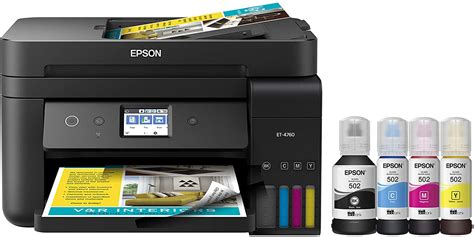 Epson EcoTank ET-2760 Wireless Color All-in-One Cartridge-Free Supertank Printer with Scanner ...