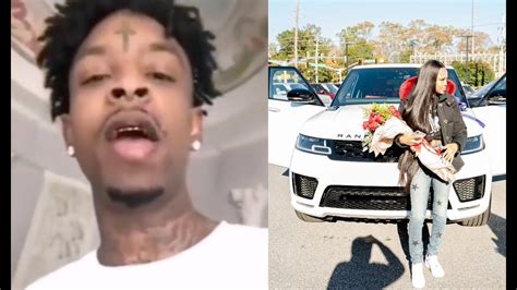 21 Savage Explains Why He Bought King Von's Sister A Range Rover Truck - YouTube