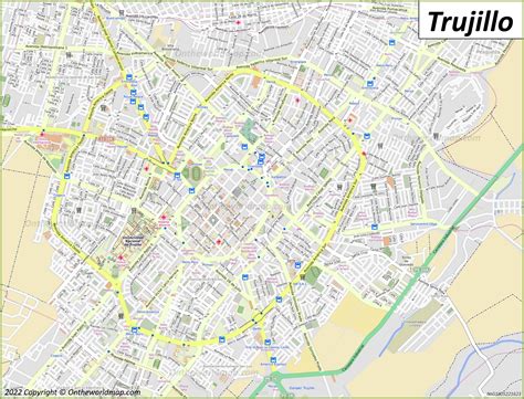 Trujillo Map | Peru | Detailed Maps of Trujillo