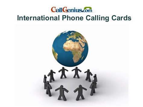 International phone calling cards