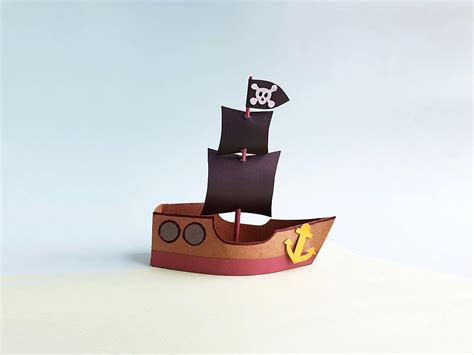 DIY Pirate Ship Craft for Kids - Big Family Blessings