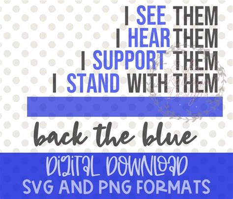 Back the Blue SVG | Support Law Enforcement in 2021 | Blue quotes, Support law enforcement ...