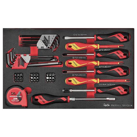 Teng Tools 54 Piece Mixed Screwdriver, Hex/TX Key, Bit, Quick Chuck Dr– Teng Tools USA