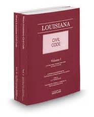 Louisiana Civil Code, 2015 ed. | Legal Solutions